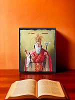 Образ "Святой Григорий Просветитель" на деревянной основе