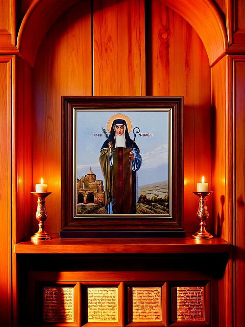 Образ "Святая Гаянэ", 22 х 18