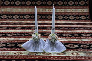 Набор свечей для венчания (в ассортименте)_