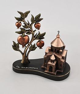  Церковь Рипсимэ и гранатовое дерево (цвет Вернисаж)_