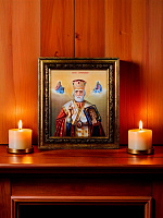 Образ "Святой Николай Чудотворец", 22 х 18