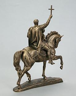 Статуэтка Святой Саркис с ребенком на коне_
