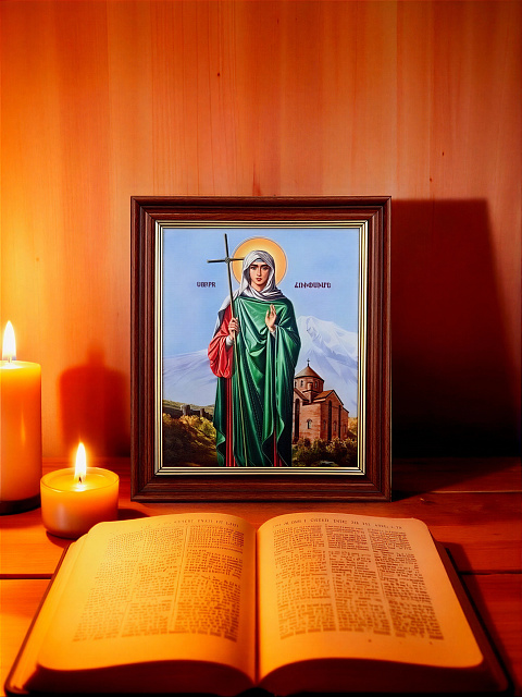 Образ "Святая Рипсиме", 22 х 18