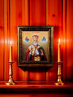 Образ "Святой Николай Чудотворец", 22 х 18