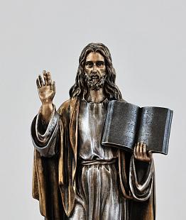 Статуэтка Иисус с Ветхим Заветом (цвет Вернисаж)_