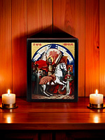 Образ "Святой Вардан Мамиконян"  на деревянной основе