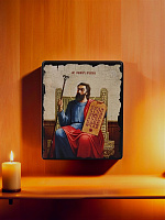 Образ "Святой Месроп Маштоц"  на деревянной основе