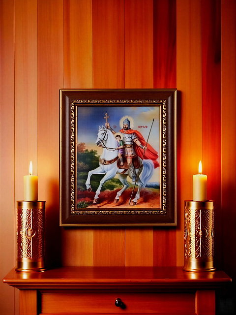 Образ" Святой Саркис и Святой Мартирос", 22 х 18