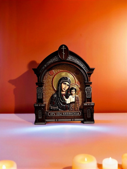 Образ Казанской Божьей Матери (ручная роспись) 