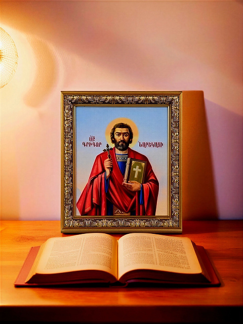 Образ "Святой Григор Нарекаци", 22 х 18