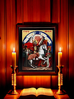 Образ "Святой Вардан Мамиконян"  на деревянной основе