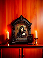 Образ Казанской Божьей Матери (ручная роспись) 